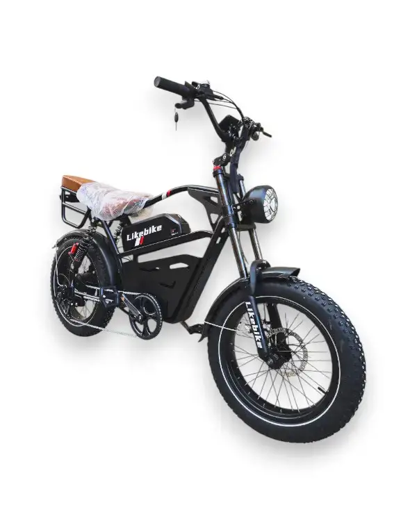 Vue avant du vélo électrique Likebike Harley U9