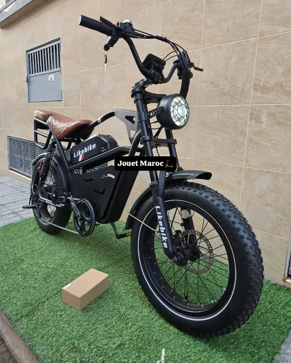 Vue arrière du vélo électrique Likebike Harley U9